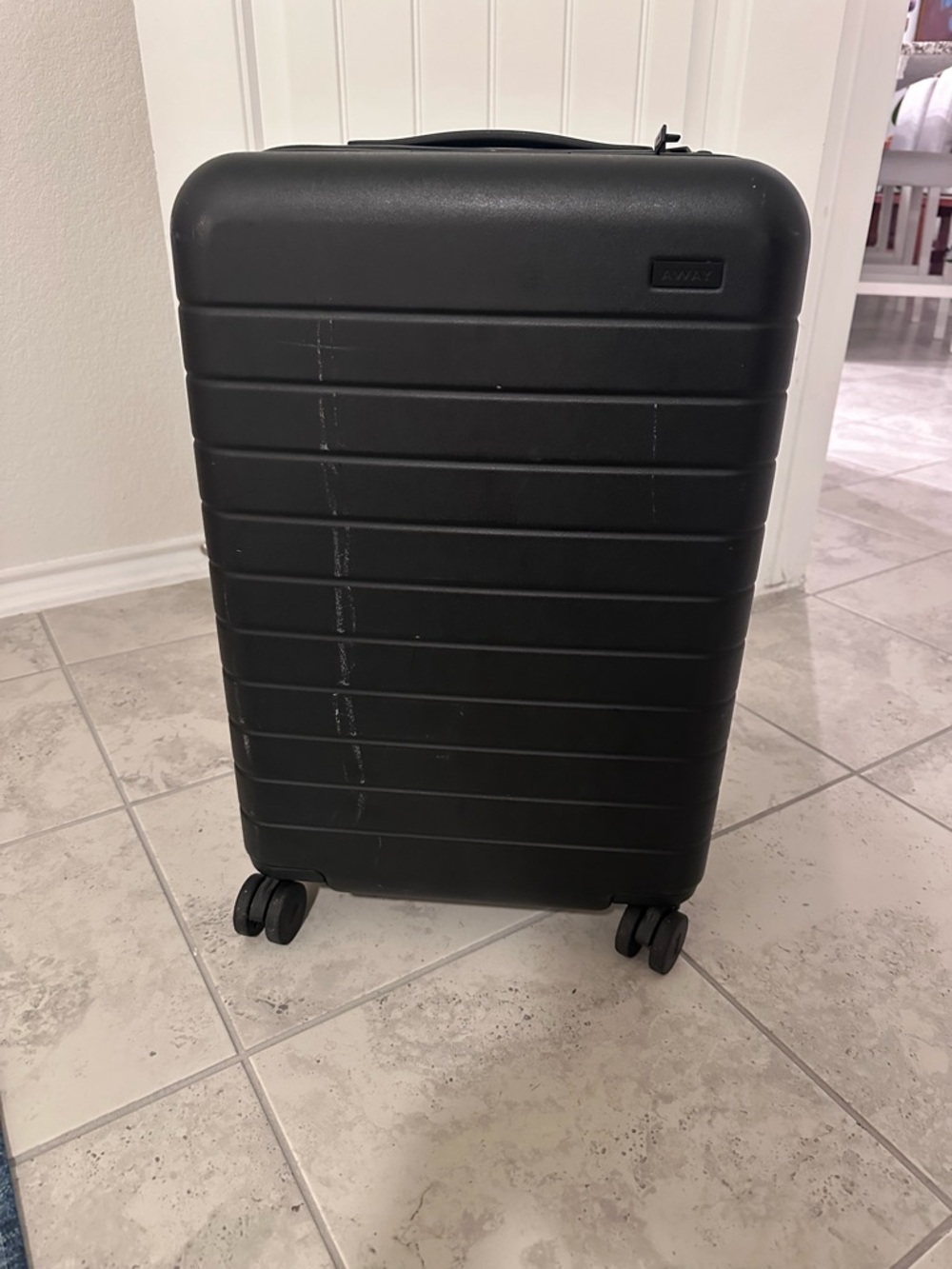 Away travel “the bigger Carry-On flex” Hardshell Suitcase in Black